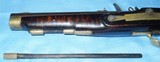 * Antique 1800 ORIGINAL KENTUCKY FLINTLOCK PISTOL EXCEPTIONAL - 15 of 19