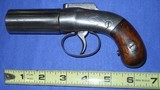 * Antique 1840s ALLEN THURBER PERCUSSION PEPPERBOX POCKET SIZE PISTOL - 2 of 10