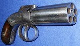 * Antique 1840s ALLEN THURBER PERCUSSION PEPPERBOX POCKET SIZE PISTOL - 8 of 10