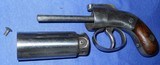 * Antique 1840s ALLEN THURBER PERCUSSION PEPPERBOX POCKET SIZE PISTOL - 10 of 10