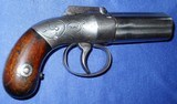 * Antique 1840s ALLEN THURBER PERCUSSION PEPPERBOX POCKET SIZE PISTOL - 6 of 10