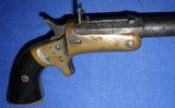 * Antique STEVENS 1st ISSUE NEWMODEL POCKET RIFLE PISTOL .22 - 10 of 12