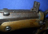 * Antique STEVENS 1st ISSUE NEWMODEL POCKET RIFLE PISTOL .22 - 6 of 12