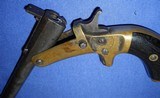 * Antique STEVENS 1st ISSUE NEWMODEL POCKET RIFLE PISTOL .22 - 9 of 12