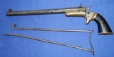 * Antique STEVENS 1st ISSUE NEWMODEL POCKET RIFLE PISTOL .22 - 2 of 12