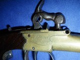 * Antique 1790 WHEELER LONDON FLINTLOCK PERCUSSION POCKET MUFF PISTOL - 5 of 19