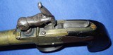 * Antique 1790 WHEELER LONDON FLINTLOCK PERCUSSION POCKET MUFF PISTOL - 7 of 19