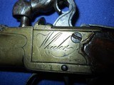 * Antique 1790 WHEELER LONDON FLINTLOCK PERCUSSION POCKET MUFF PISTOL - 15 of 19