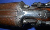 * Antique 1880s BELGIUM UNDERLEVER DOUBLE 16g SxS HAMMER SHOTGUN - 10 of 20