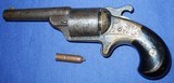 * Antique MOORE FIREARMS REVOLVER FRONT LOAD .32 TF WITH CARTRIDGE - 3 of 13