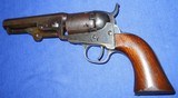 * Antique 1849 COLT POCKET PERCUSSION REVOLVER 4" BBL 5 SHOT 1856 - 1 of 12