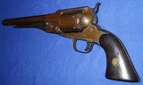 * Antique 1861 REMINGTON - BEALS CIVIL WAR ARMY PERCUSSION .44 REVOLVER - 5 of 19