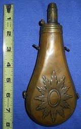 Antique JAMES DIXON & SONS
POWDER FLASK PANEL & RAYS - 1 of 3