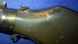 * Antique 1860s ANIMAL HORN & BRASS TRANSLUCENT POWDER FLASK - 3 of 6