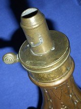 *Antique POWDER FLASK 1860s G & JW HAWKSLEY CHAIN LINK DESIGN - 3 of 3