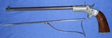 * Antique STEVENS .22 RELIABLE POCKET RIFLE 1st ISSUE WITH STOCK - 4 of 12