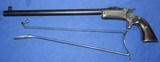 * Antique STEVENS .22 CAL NEW MODEL 2nd ISSUE POCKET
RIFLE WITH STOCK - 10 of 16