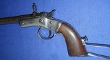 * Antique STEVENS .22 CAL NEW MODEL 40 POCKET RIFLE WITH STOCK - 10 of 17