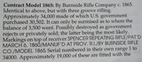 * Antique 1865 BURNSIDE SPENCER CARBINE .50 CAL. BEST ON GI - 19 of 19