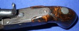 * Antique 1840s BURL GRIP BELGIUM PERCUSSION POCKET MUFF PISTOL - 8 of 15