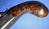 * Antique 1840s BURL GRIP BELGIUM PERCUSSION POCKET MUFF PISTOL - 14 of 15