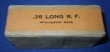 * Antique WINCHESTER .38 RIMFIRE RF AMMO FACTORY SEALED BOX 50 - 4 of 7