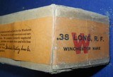 * Antique WINCHESTER .38 RIMFIRE RF AMMO FACTORY SEALED BOX 50 - 6 of 7