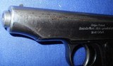 * Vintage DEUTSCHE WERKE ORTGIES 32 SEMI AUTO PISTOL 7.65 mm - 6 of 10