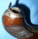 * Antique 1840s ENGLISH PERCUSSION TRAVELING BELT PISTOL KNETTLE MAKER - 9 of 17