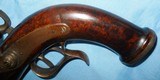 * Antique OUTSTANDING SxS HOWDAH PERCUSSION 11mm PISTOL BURL STOCK - 14 of 20