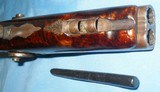 * Antique OUTSTANDING SxS HOWDAH PERCUSSION 11mm PISTOL BURL STOCK - 7 of 20