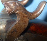 * Antique OUTSTANDING SxS HOWDAH PERCUSSION 11mm PISTOL BURL STOCK - 16 of 20