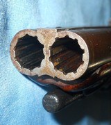 * Antique OUTSTANDING SxS HOWDAH PERCUSSION 11mm PISTOL BURL STOCK - 13 of 20