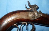 * Antique OUTSTANDING SxS HOWDAH PERCUSSION 11mm PISTOL BURL STOCK - 4 of 20