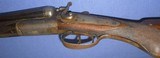 * Antique BELGIUMDOUBLE SxS HAMMER COACH SHOTGUN 12 Ga 24" STEEL BARRELS - 12 of 17