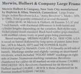 * Antique MERWIN HULBERT LARGE FRAME .44-40 ARMY REVOLVER - 14 of 20