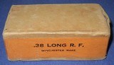 * Antique AMMO .38 RIMFIRE RF LONG WINCHESTER FACTORY SEALED FULL BOX 50 - 3 of 5