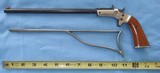 * Antique STEVENS .22 RELIABLE POCKET RIFLE 2nd ISSUE WITH STOCK - 1 of 17