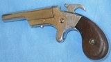 * Antique DERRINGER AMERICAN "POINTER" SIDE SWING 22 RF NICKLE - 4 of 7