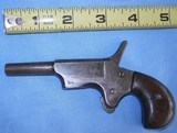 * Antique DERRINGER UNKNOWN MAKER SIDE SWING 22 SHORT - 1 of 6