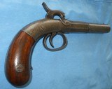 * Antique 1850s ALLEN THURBER PERCUSSION BOOT PISTOL .32WORCESTER,MA - 3 of 8