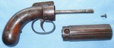 * Antique 1840s ALLEN THURBER PERCUSSION PEPPERBOX PISTOL WORCESTER, MA - 9 of 12