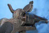 * Antique 1860s PIN FIRE REVOLVER FOLD TRIGGER DOUBLE ACTION .32 NICE - 4 of 11