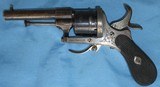 * Antique 1860s PIN FIRE REVOLVER FOLD TRIGGER DOUBLE ACTION .32 NICE - 11 of 11