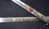 * Antique VICTORIAN PETTIBONE BROS. KNIGHTS TEMPLAR MASONIC SWORD & SCABBARD - 3 of 8