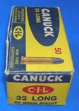 * Vintage 32
RIMFIRE RF AMMO FULL BOX SURE FIRE CANUCK CLEAN - 4 of 4