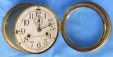 * Antique 7" BRASS SETH THOMAS SHIPS BELL YACHT CLOCK - 4 of 7