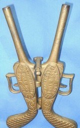* Antique CAST IRON PISTOL "AMERICAN BULL DOG" BOOT JACK ORIGINAL - 3 of 8