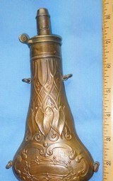 * Antique 1860s
HAWKSLEY POWDER FLASK
CIVIL WAR ERA RILING 62 - 1 of 7