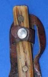 * Antique KENT NY CITY HUNTING SKINNING KNIFE WITH SHEATH - 4 of 6